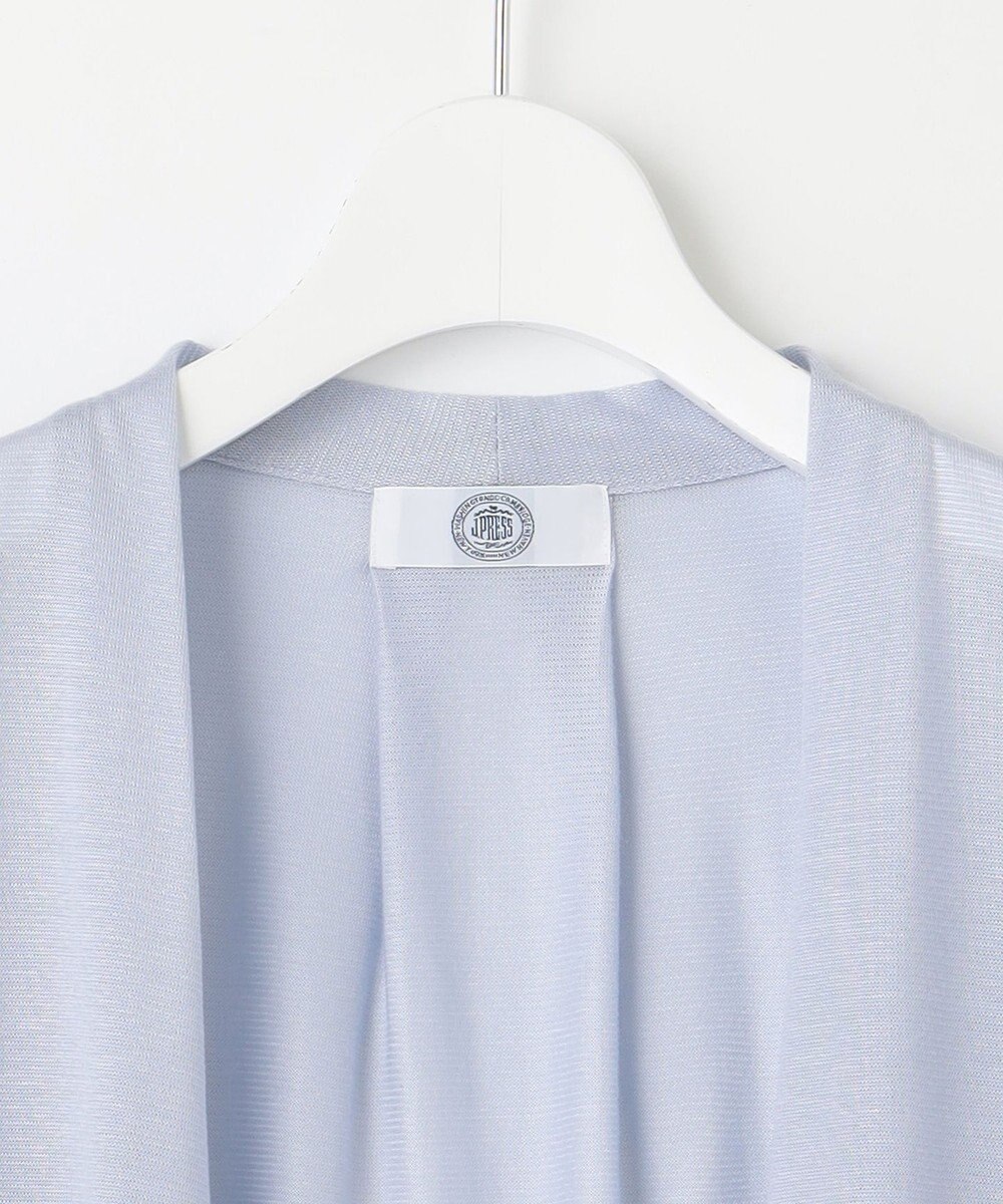 J.PRESS LADIES セルロースジャージー ミディ丈 カーディガン 