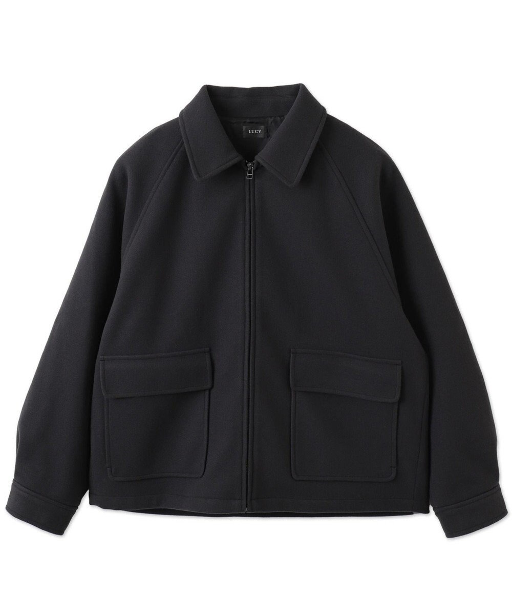 WEGO 【ユニセックス着用ITEM】メルトンショートZIPブルゾン 