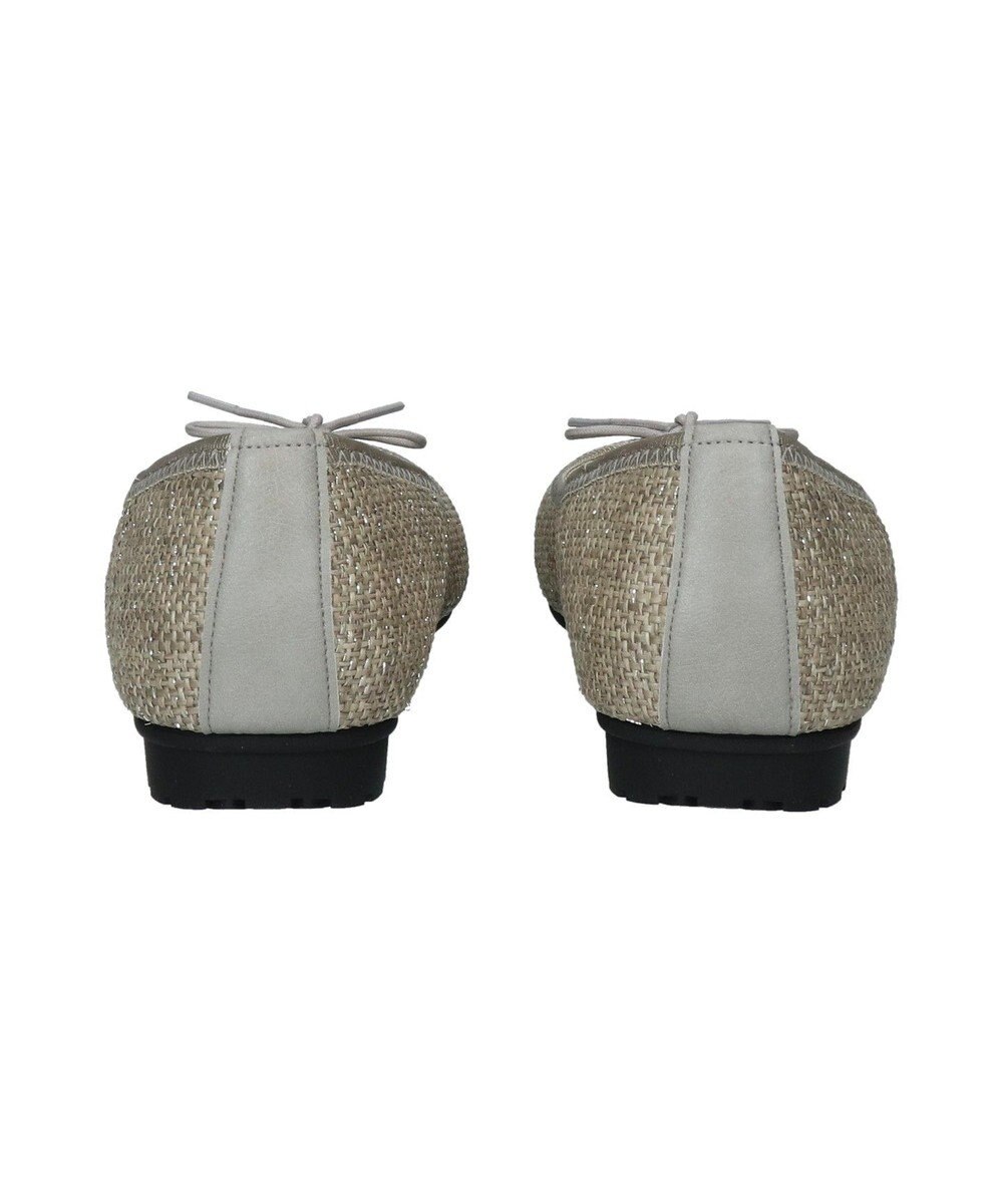 Bridget Birkin ＜3E＞【Bridget Birkin Walk】ラメパナマ調バレエパンプス 