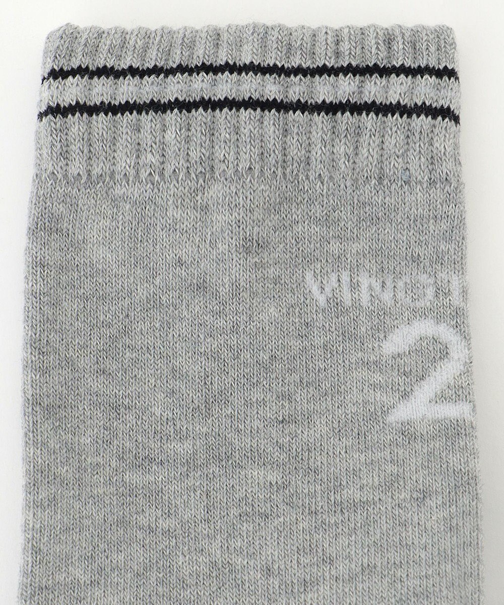 23区GOLF 【MEN】バックロゴ ハーフソックス 