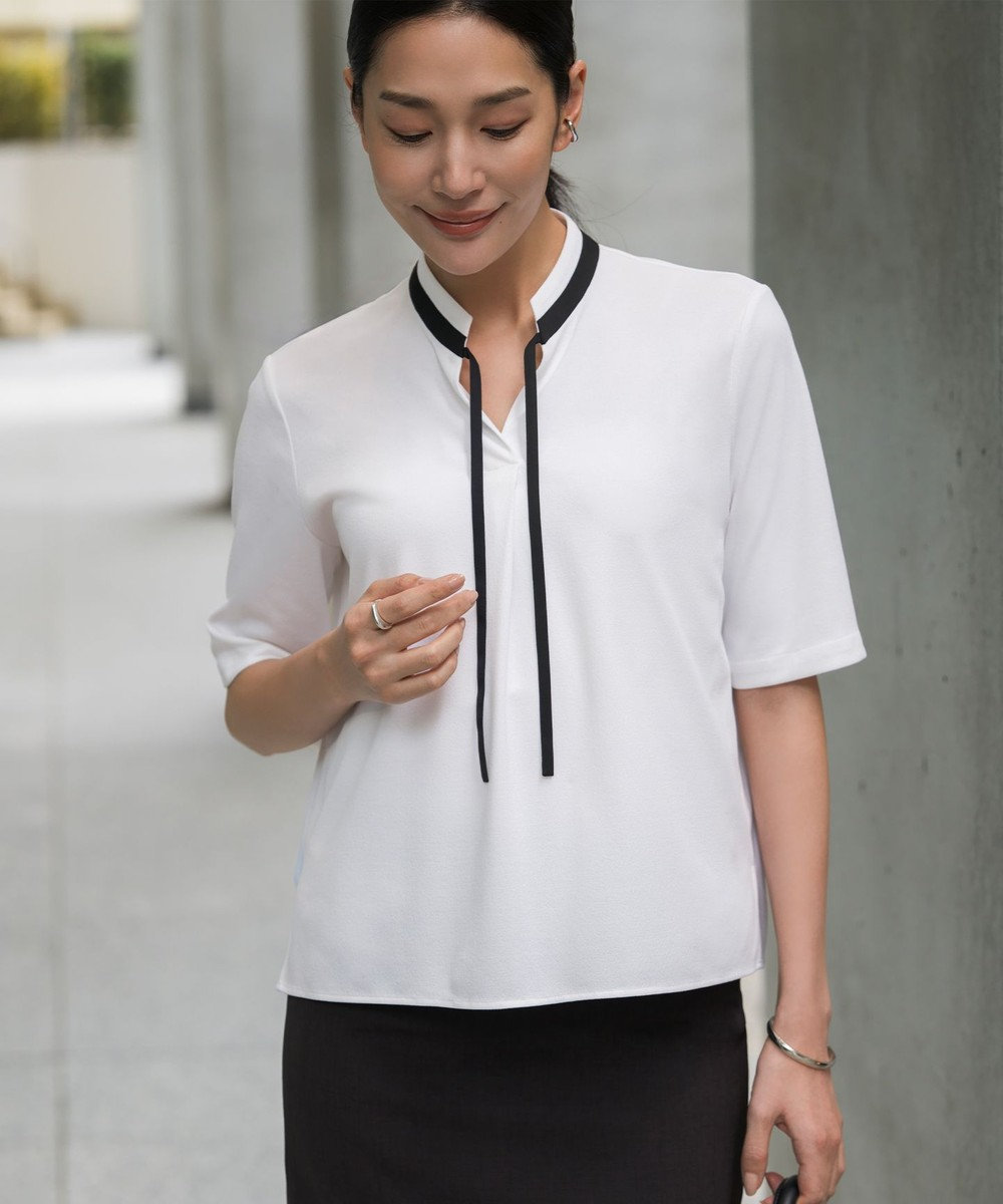 ICB 【先行予約】 スパンプラチナムジョーゼット ナロータイカットソー 