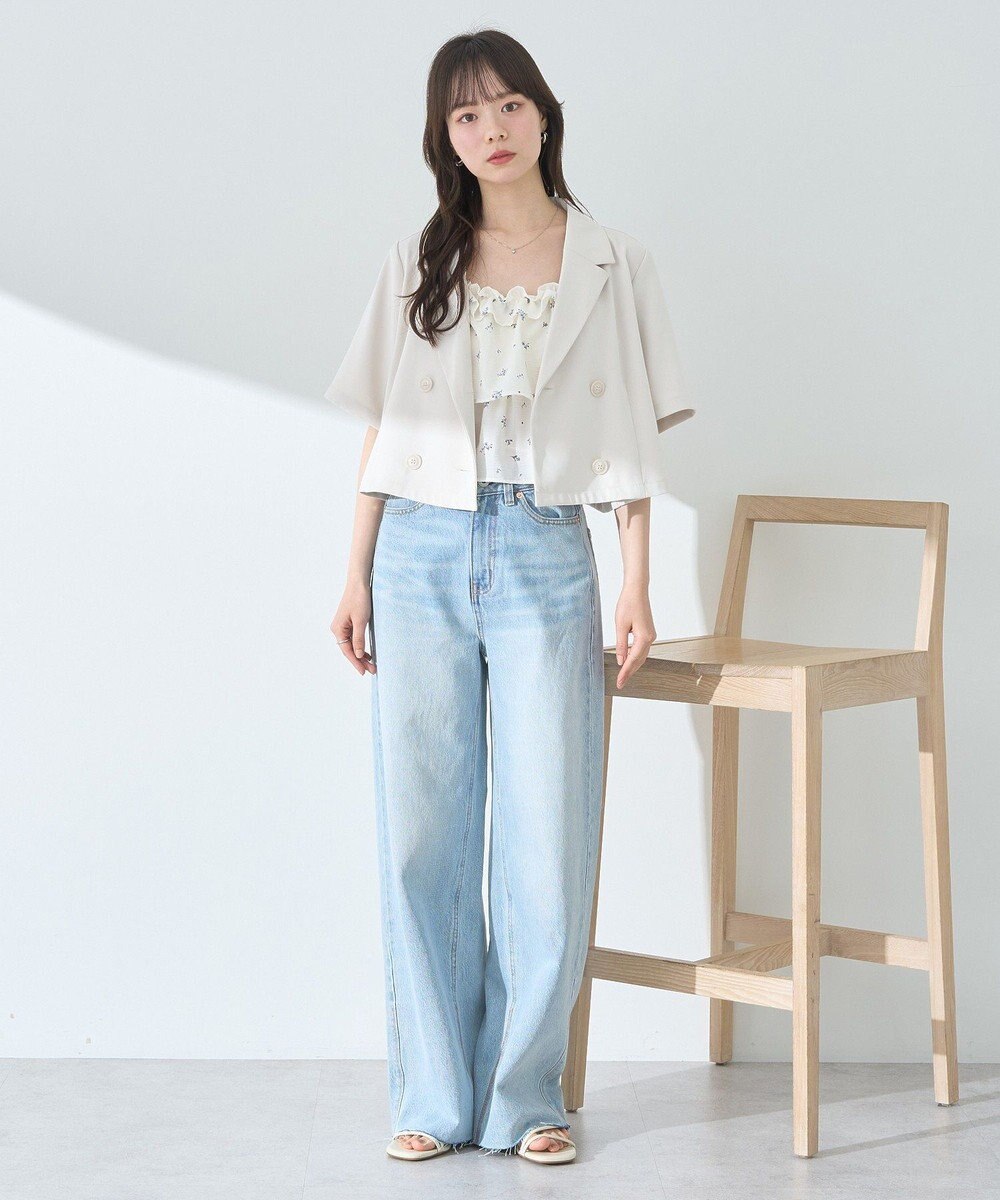 earth music&ecology ショートテーラードジャケット 