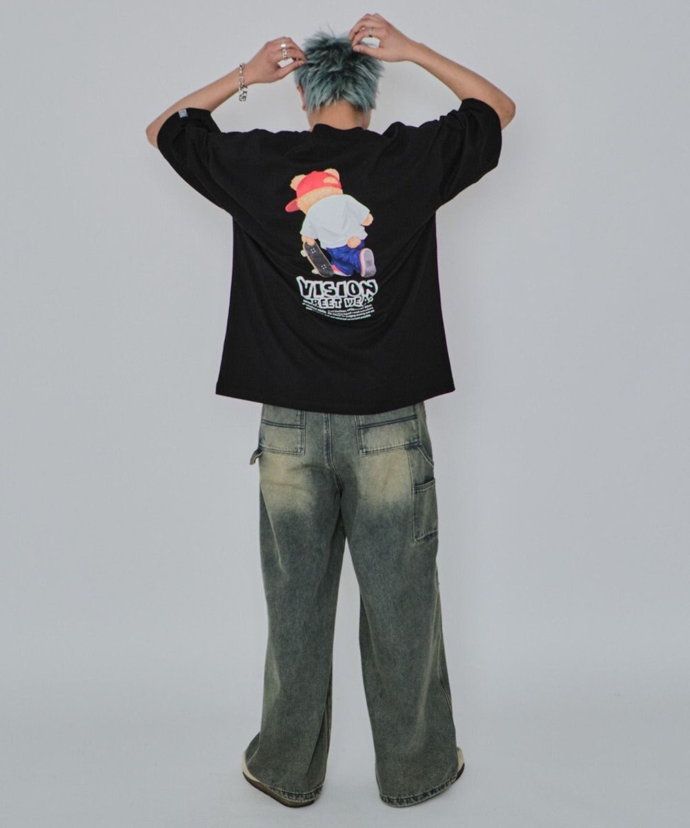 WEGO 【ユニセックス着用ITEM/MLサイズ展開】別注VISIONベアグラフィックT（SS） 