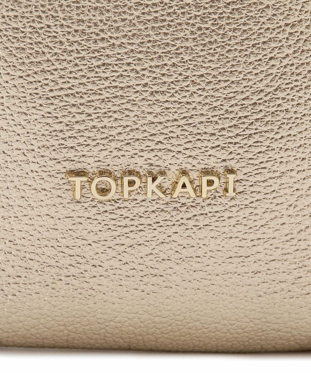 TOPKAPI 【TOPKAPI】シュリンクレザー パール チェーン ショルダー バッグ / スマホショルダー 