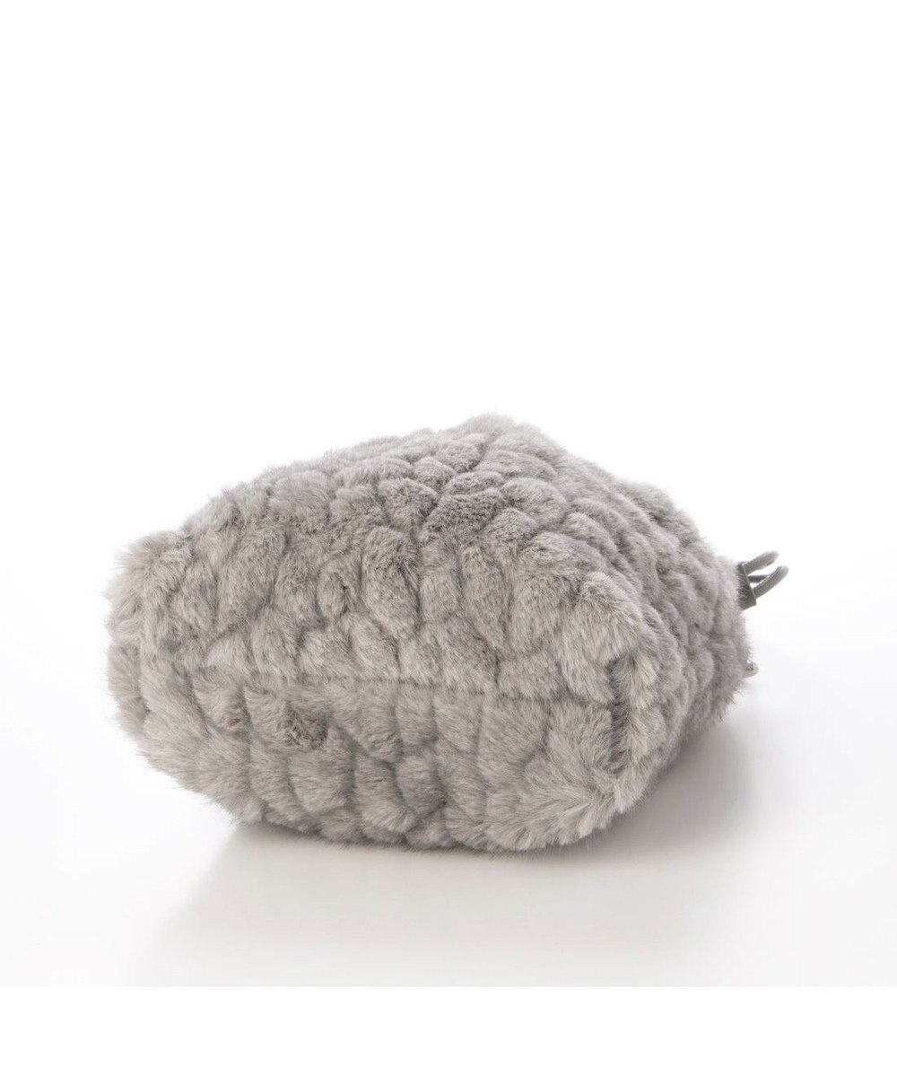 UNBILLION カシュカシュ cachecache / ミンク風カットファー巾着ミニバッグ 