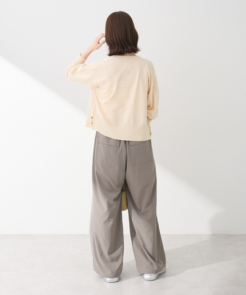 Green Parks ポケット付コンパクトカーディガン 