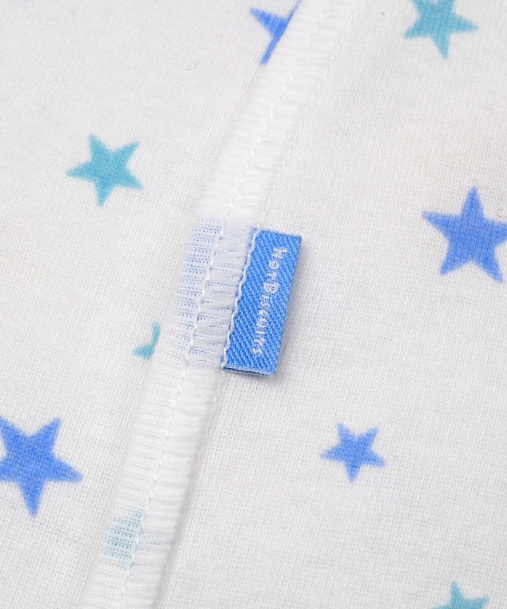 MIKI HOUSE HOT BISCUITS 【50-60cm】 フライス総柄短肌着 