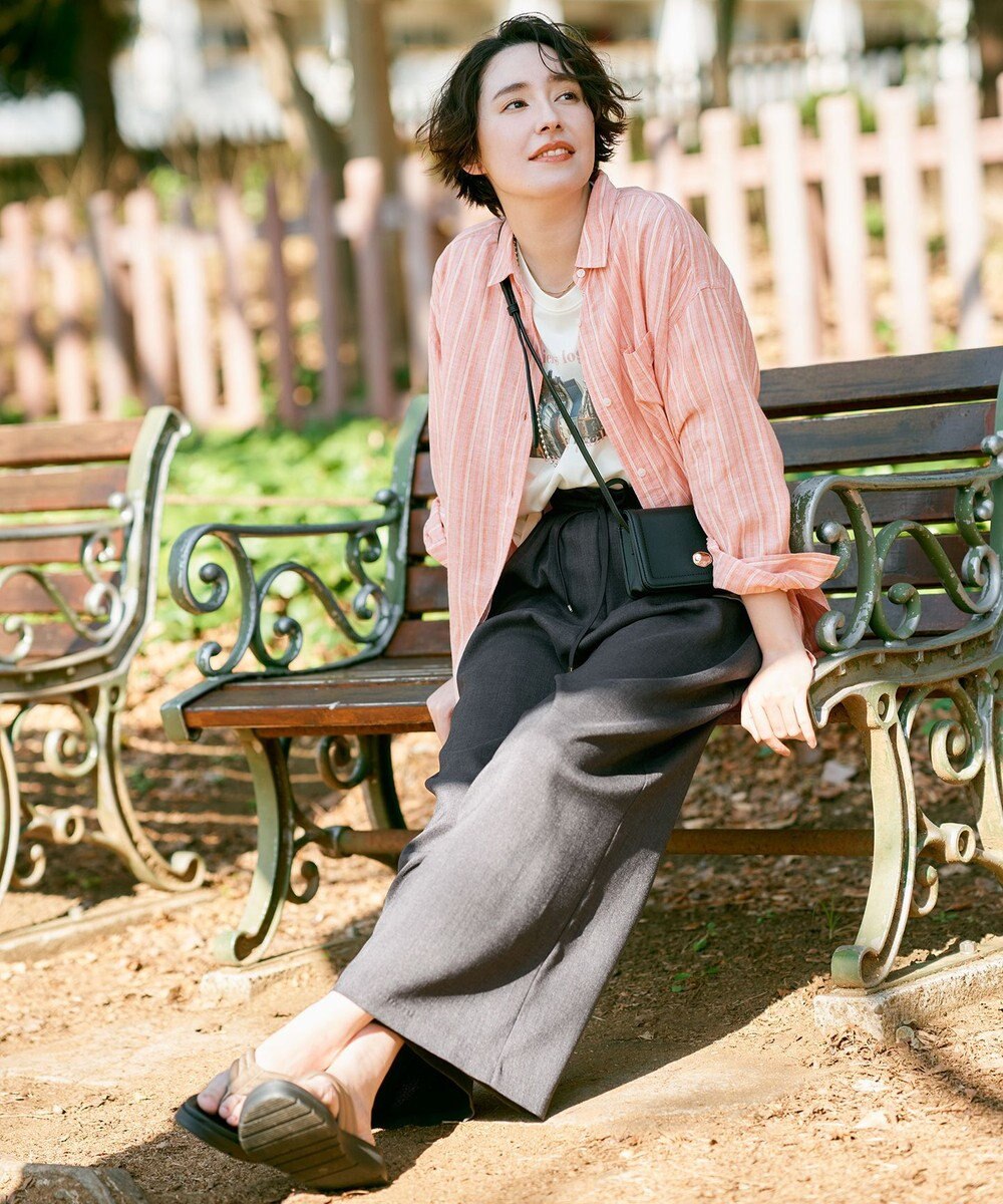 ANY 【Sサイズあり】ヨーロピアンリネンオーバーシャツ 