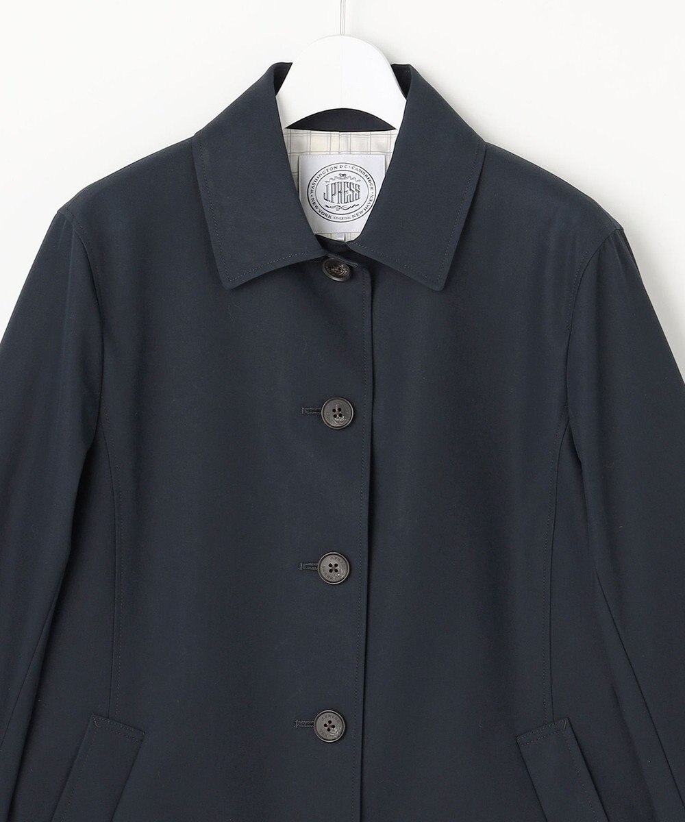 J.PRESS LADIES ドライストレッチ ショート ステンカラー コート 