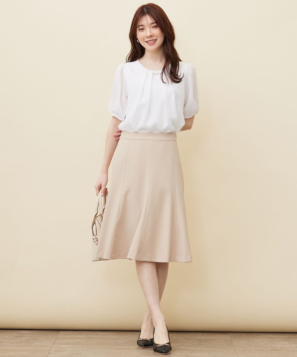 ANY SIS 【吸水速乾・UVケア・接触冷感】コンフォートジャージー ブラウス 