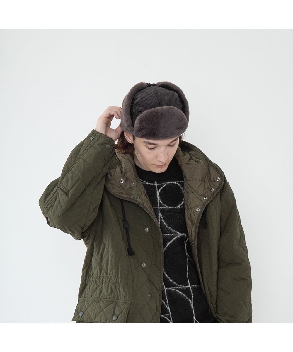 林八百吉商店 un chapeau  コーデュロイアビエイター 