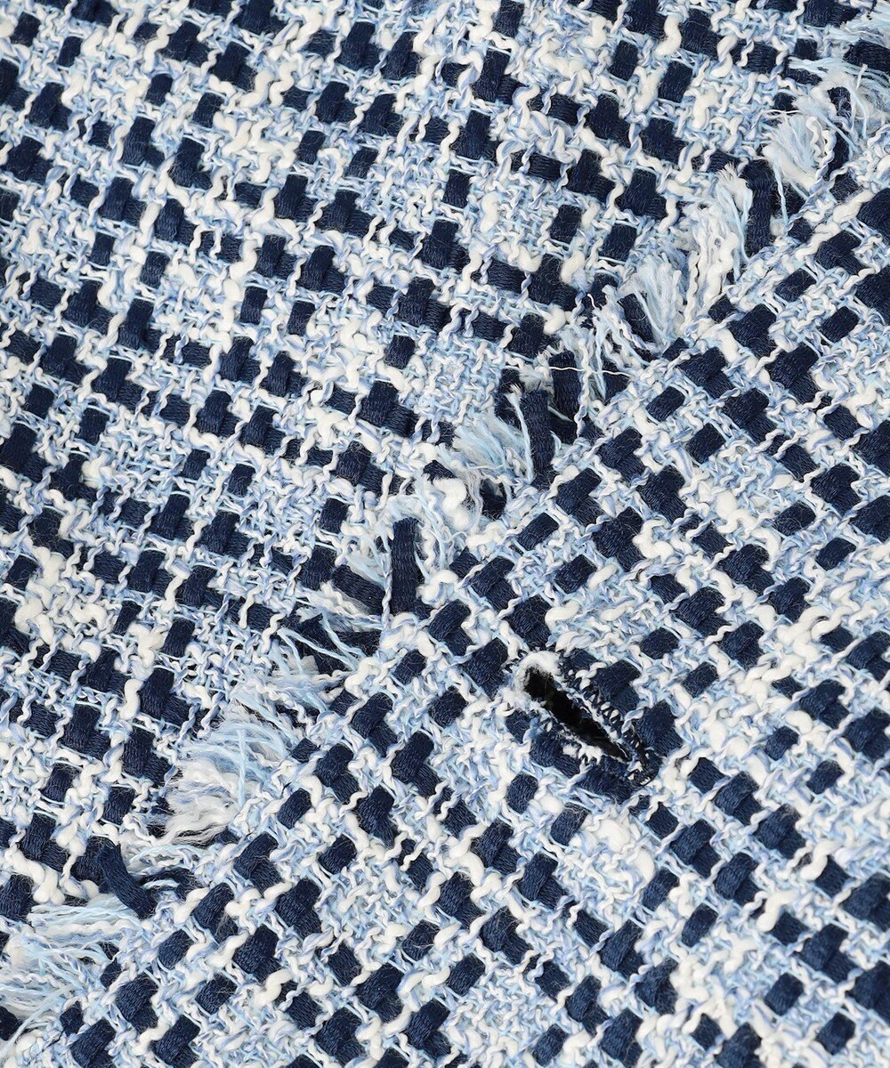 J.PRESS LADIES ファニーツイード ノーカラー ジャケット 