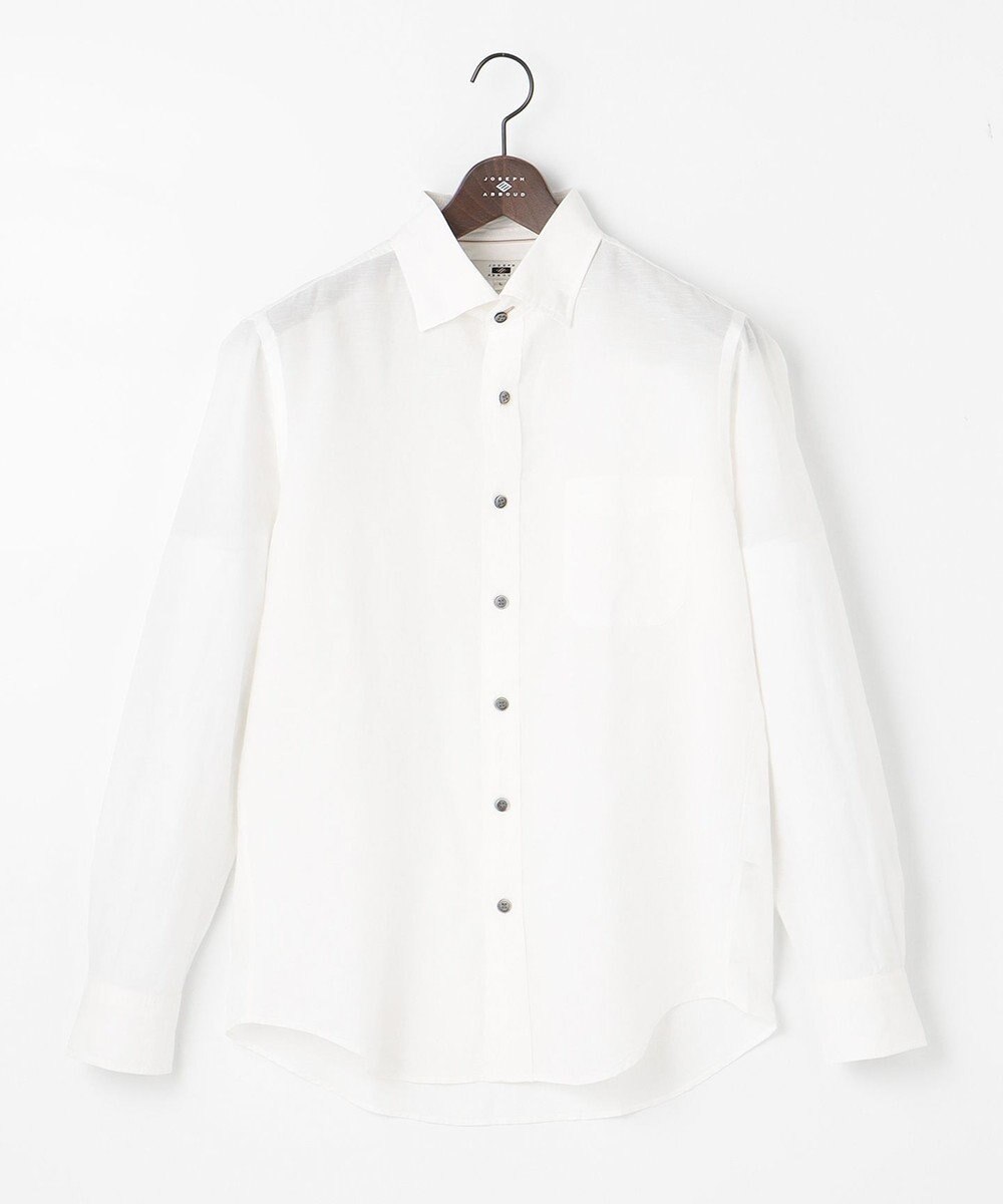 JOSEPH ABBOUD 【オーガニックコットン】リヨセルリネン シャツ 