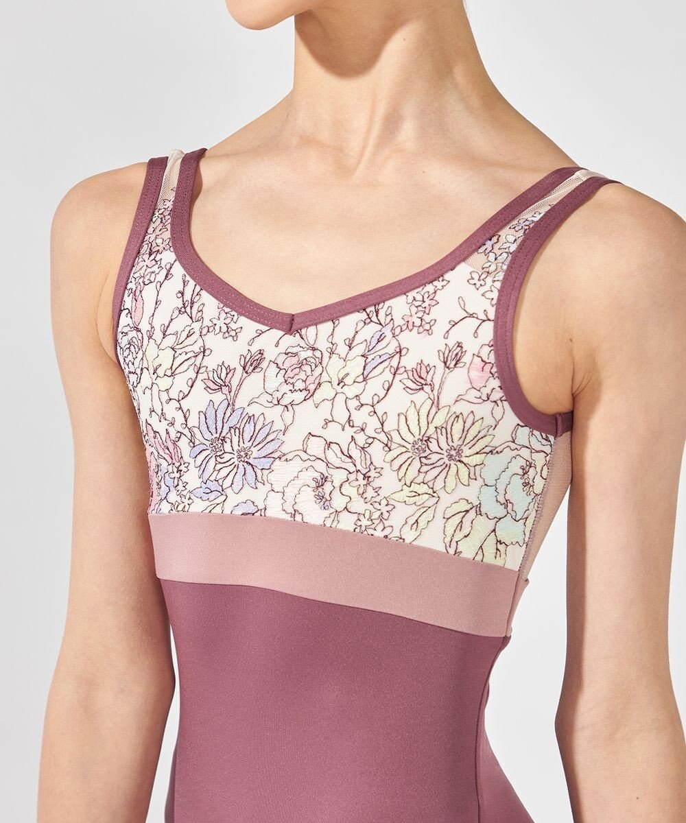 Chacott ノースリーブレオタード 