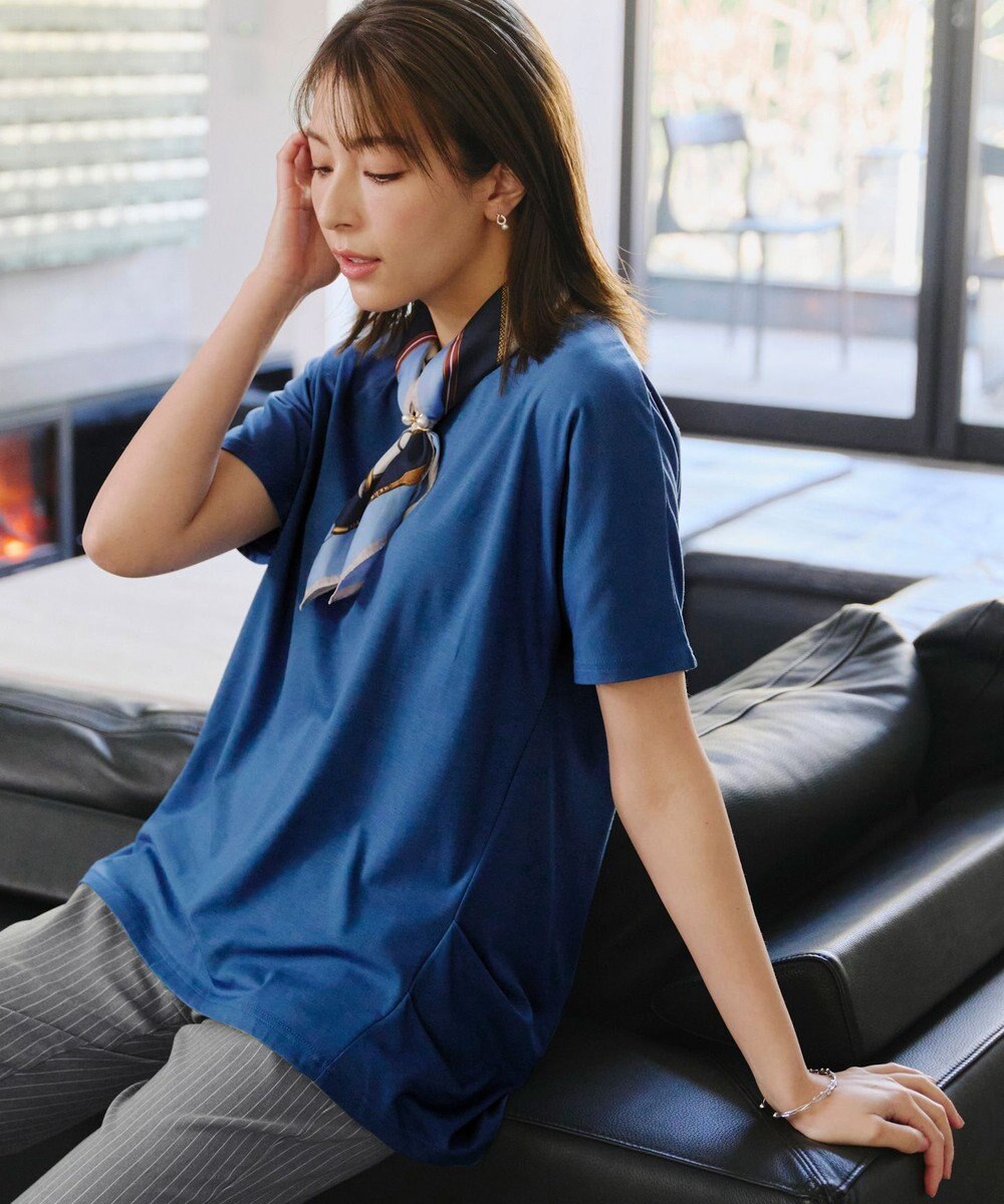 Tiaclasse 【洗える】脇タックポンチプルオーバー 