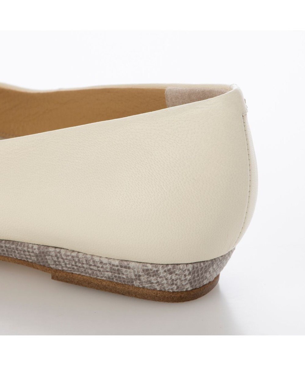 MODE ET JACOMO <MODE ET JACOMO>スクエアトゥフラットパンプス 