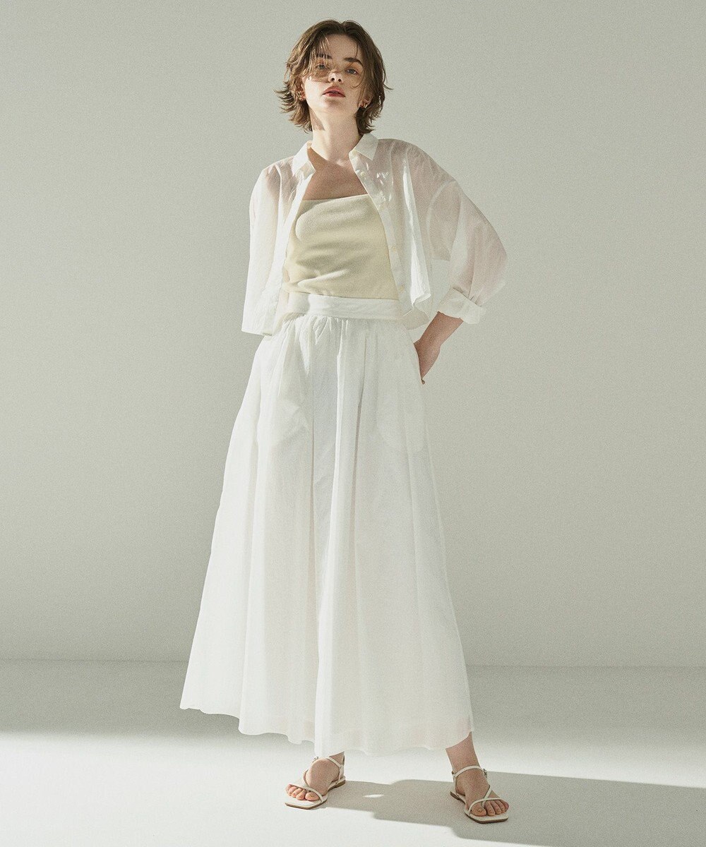 uncrave 【撥水・洗濯機洗い可】シアープルーフナイロン シャツブラウス（uncrave STANDARD） 