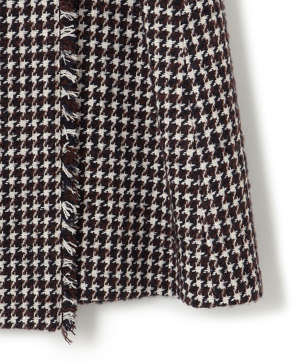 23区 S チェックツイード ラップ風 スカート 