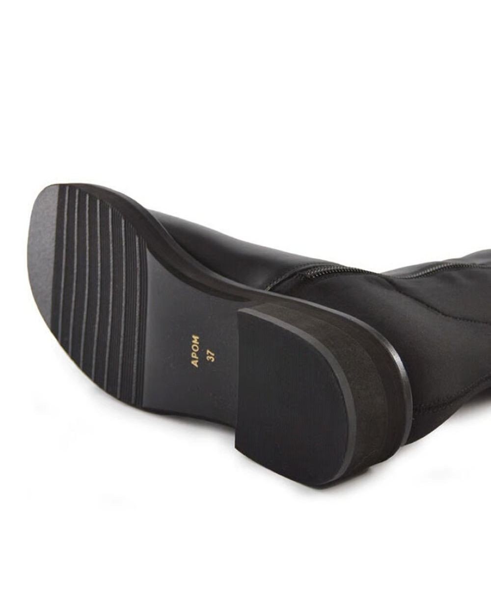 APOM イタリアンカーフ バックストレッチロングブーツ 40 