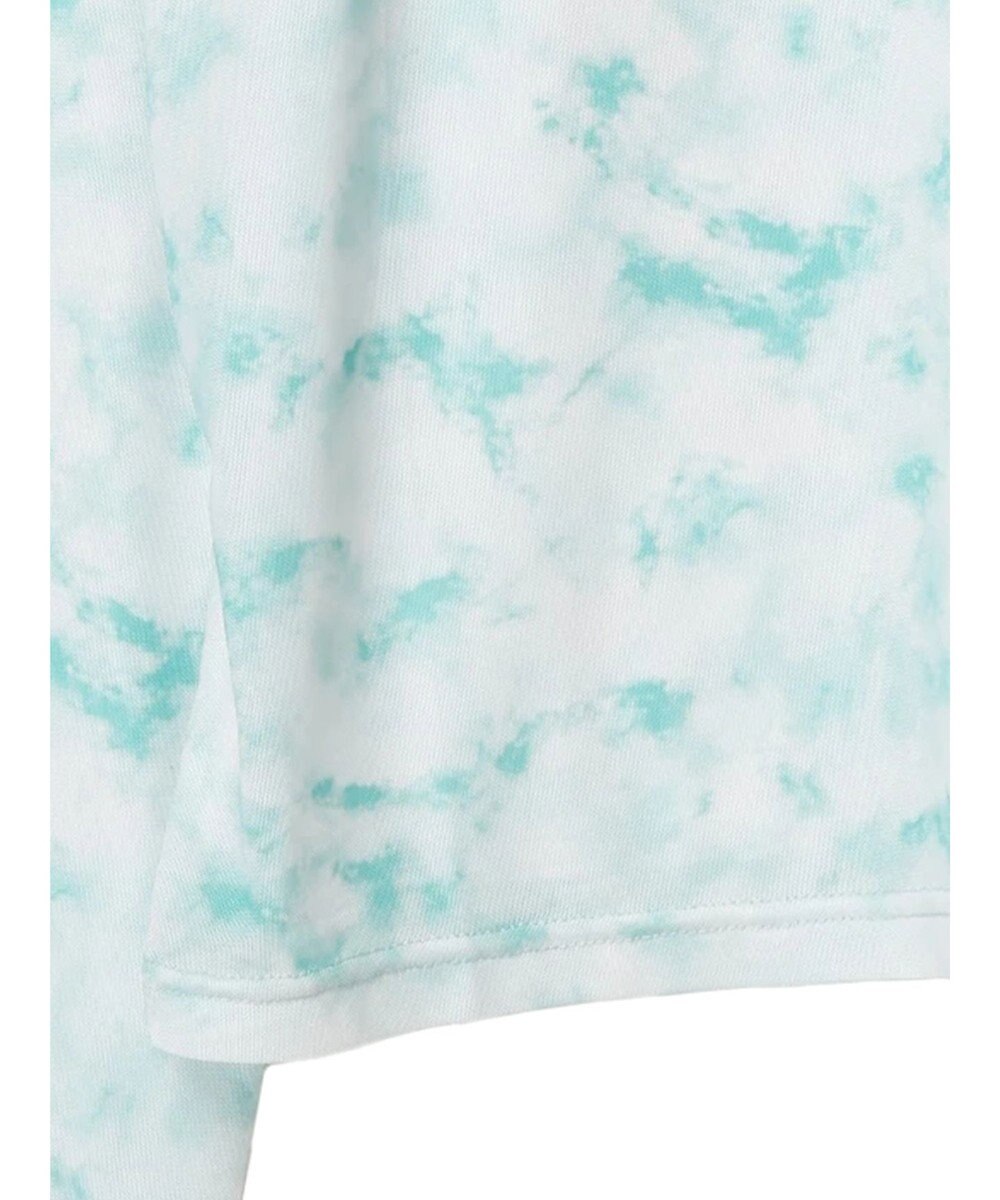 Green Parks クルーネックアソート柄シアープルオーバー 