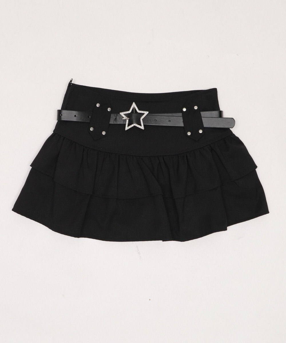 WEGO スターベルト付きティアードスカパン 