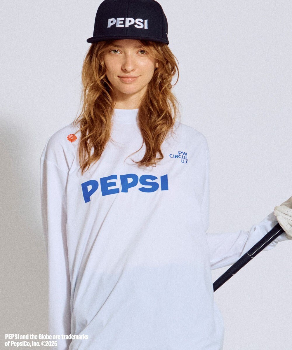 PW CIRCULUS 〈Pepsiコラボ〉【UNISEX】Pepsi 9-LOGO モックネック　ロングT 