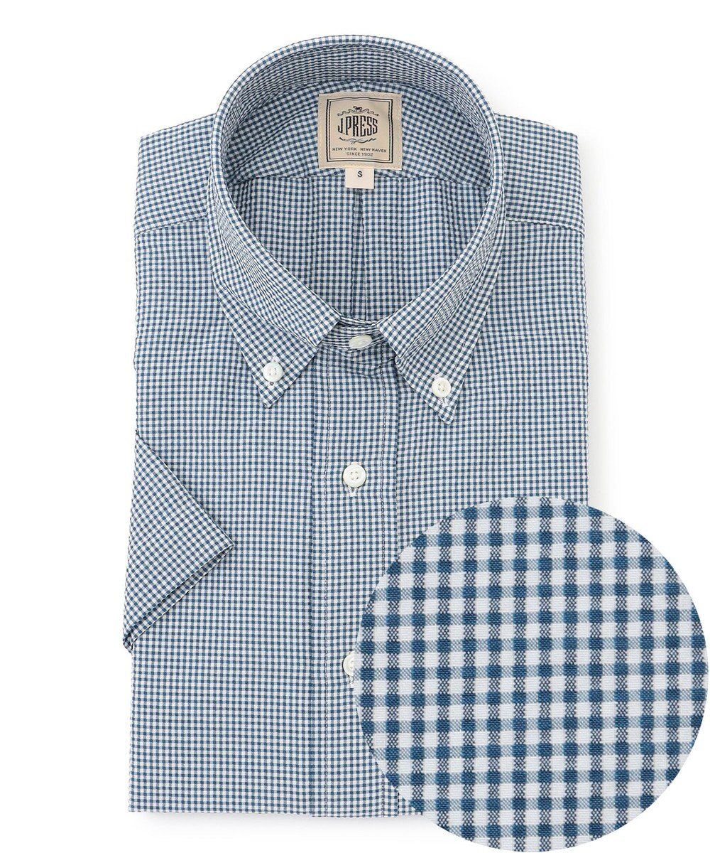 J.PRESS MEN 新色追加【 高通気性 / 軽量 / ノンアイロン / 撥水】【BEAT HEAT SYSTEM】半袖シャツ / B.D. 