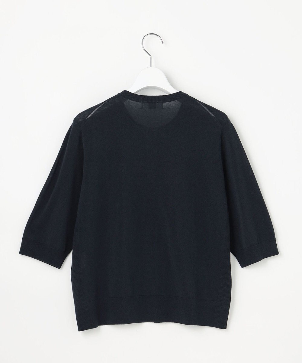 J.PRESS LADIES COTTON ACETATE DRY クルーネック カーディガン 