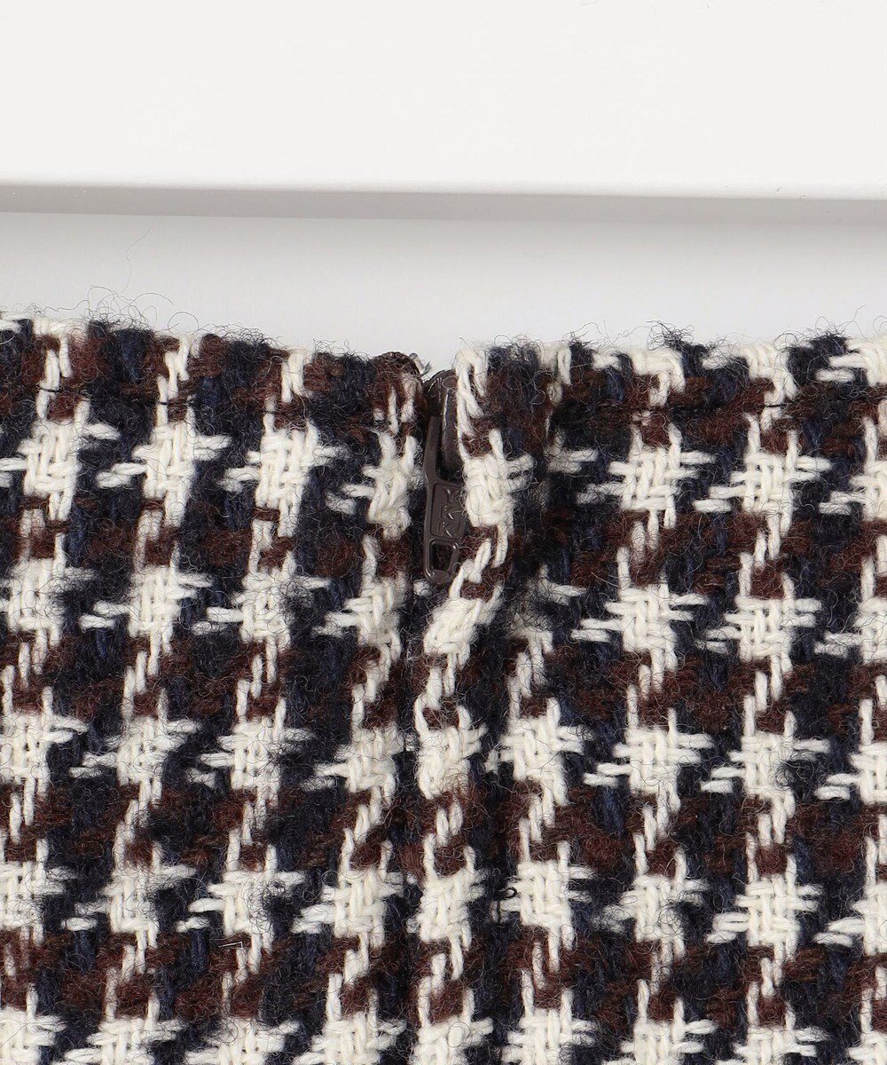 23区 チェックツイード ラップ風 スカート 