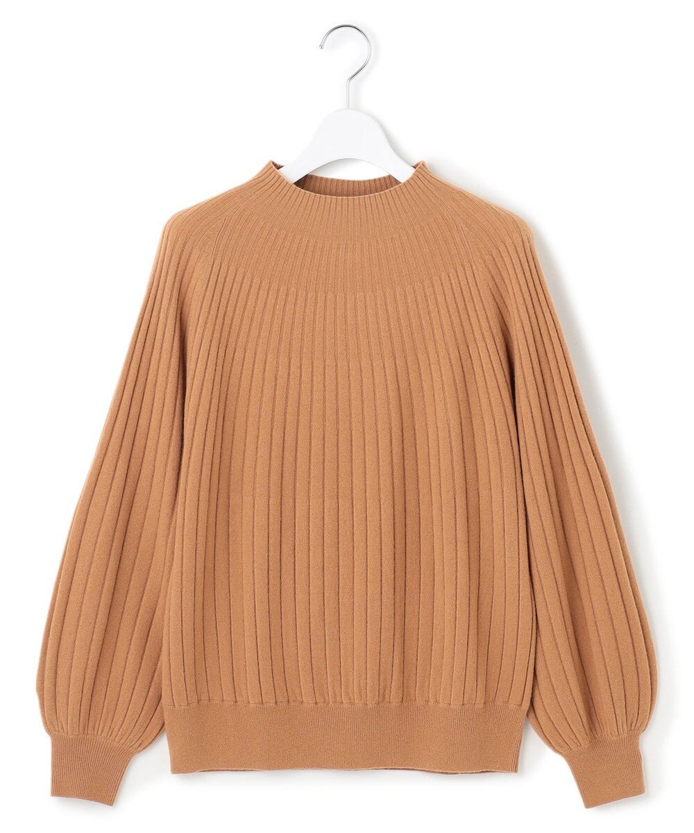 23区 S セミウーステッド モックネック ニット 