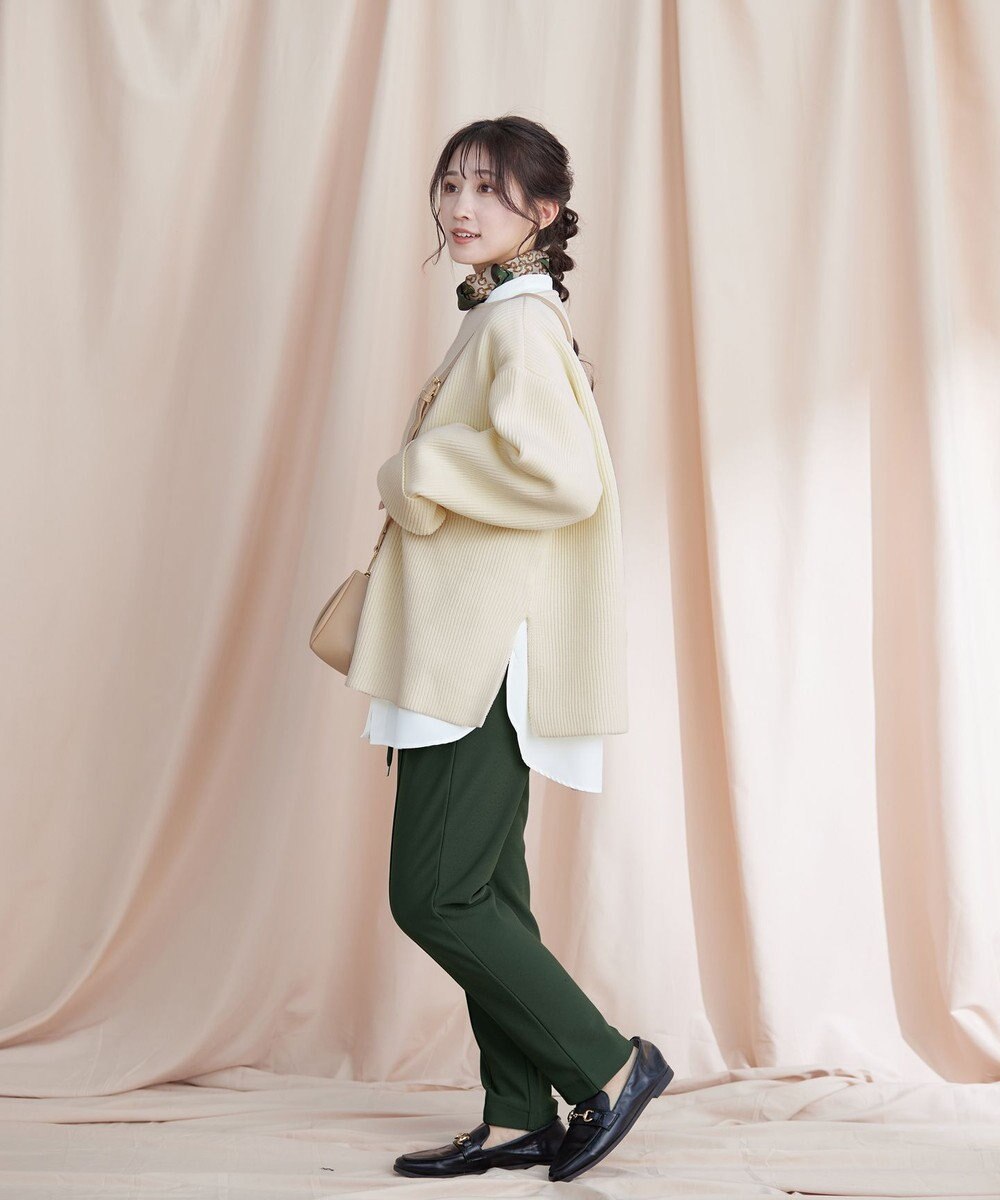 Tiaclasse 【洗える】軽量ワイドスリーブニット 