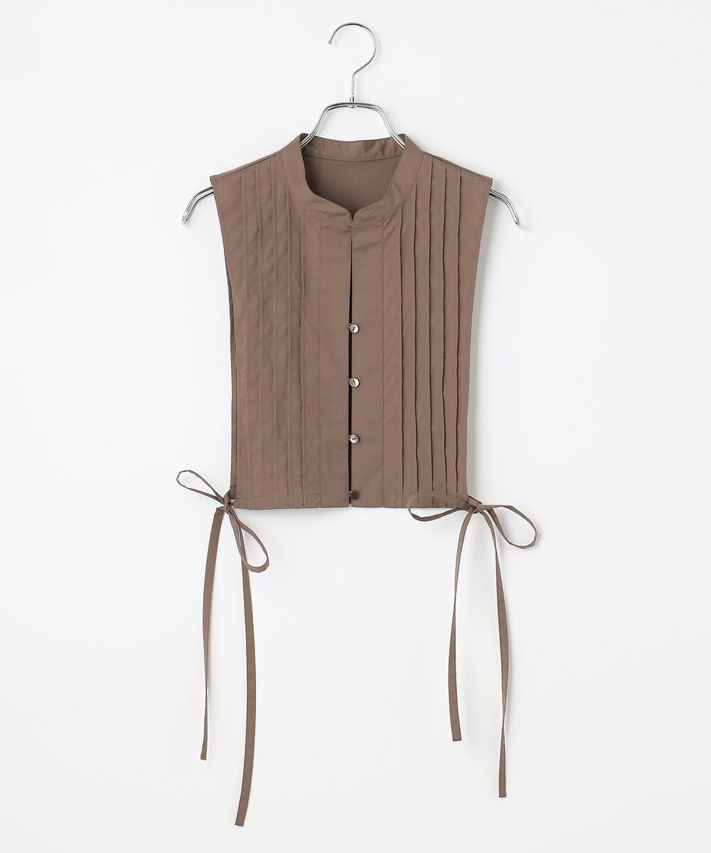 #Newans 【洗える】ピンタックベストコンビワンピース 