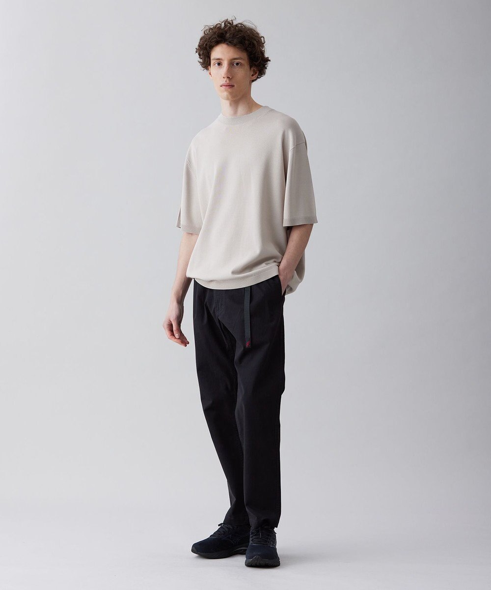 UNFILO MENS 【接触冷感】イージーケア ニット半袖Ｔシャツ [23年春夏商品] 