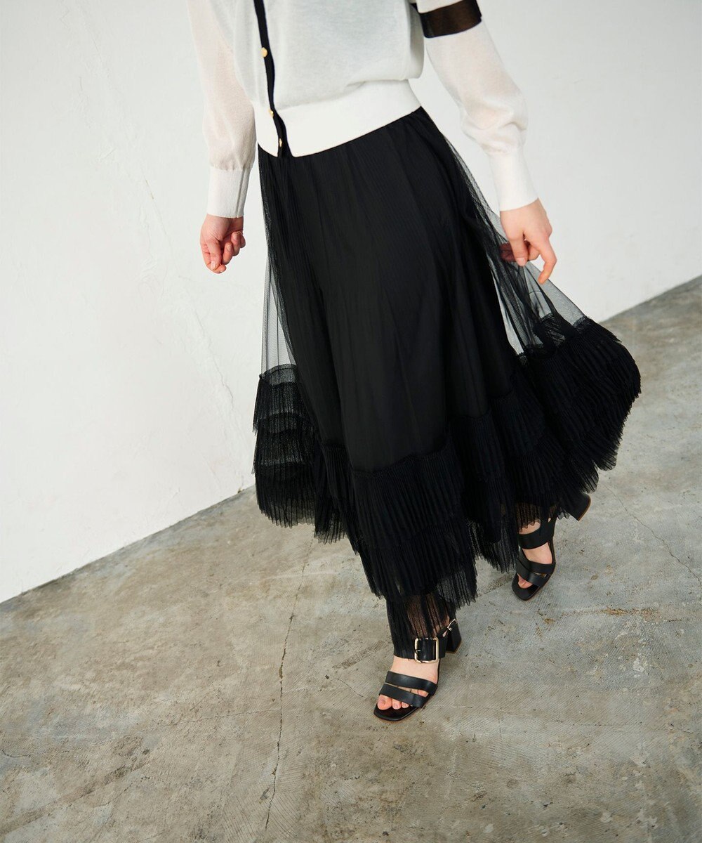 GRACE CONTINENTAL ボリュームチュールスカート 