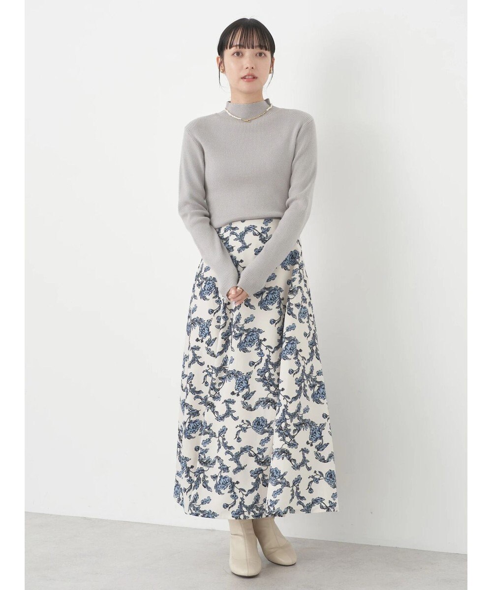 earth music&ecology ハイネックラメニットプルオーバー 