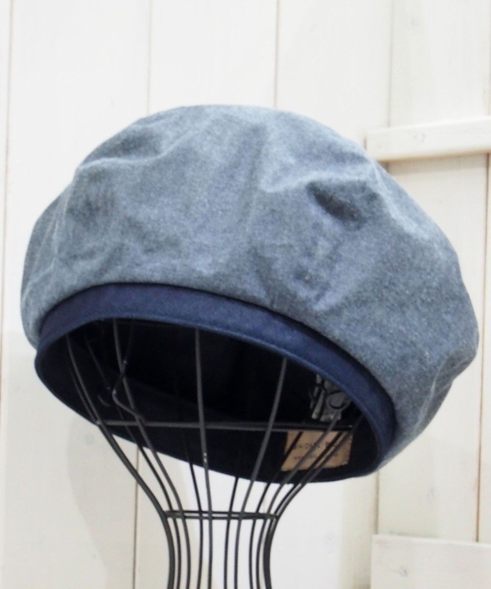 石田製帽 備後デニム ベレー 