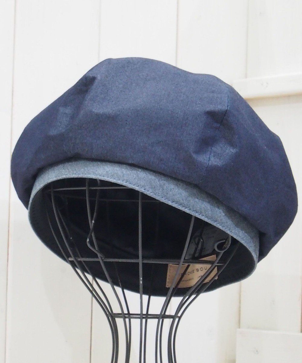 石田製帽 備後デニム ベレー 