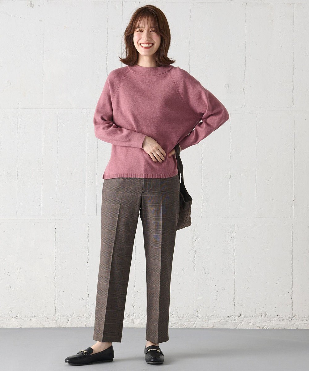 ANY L 【ウエストゴム/リントラク加工/裏起毛/ストレッチ】シークレットウォーム　テーパードパンツ 