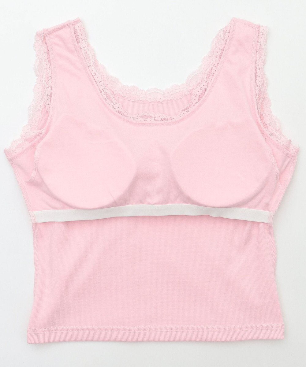 WEGO 【カップ付きインナー】カップインレースタンク 