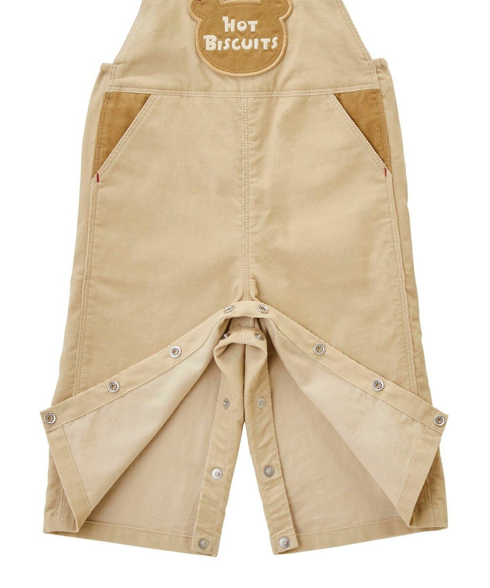 MIKI HOUSE HOT BISCUITS コーデュロイ オーバーオール＆モックネックTシャツギフトセット【BOX付き】 