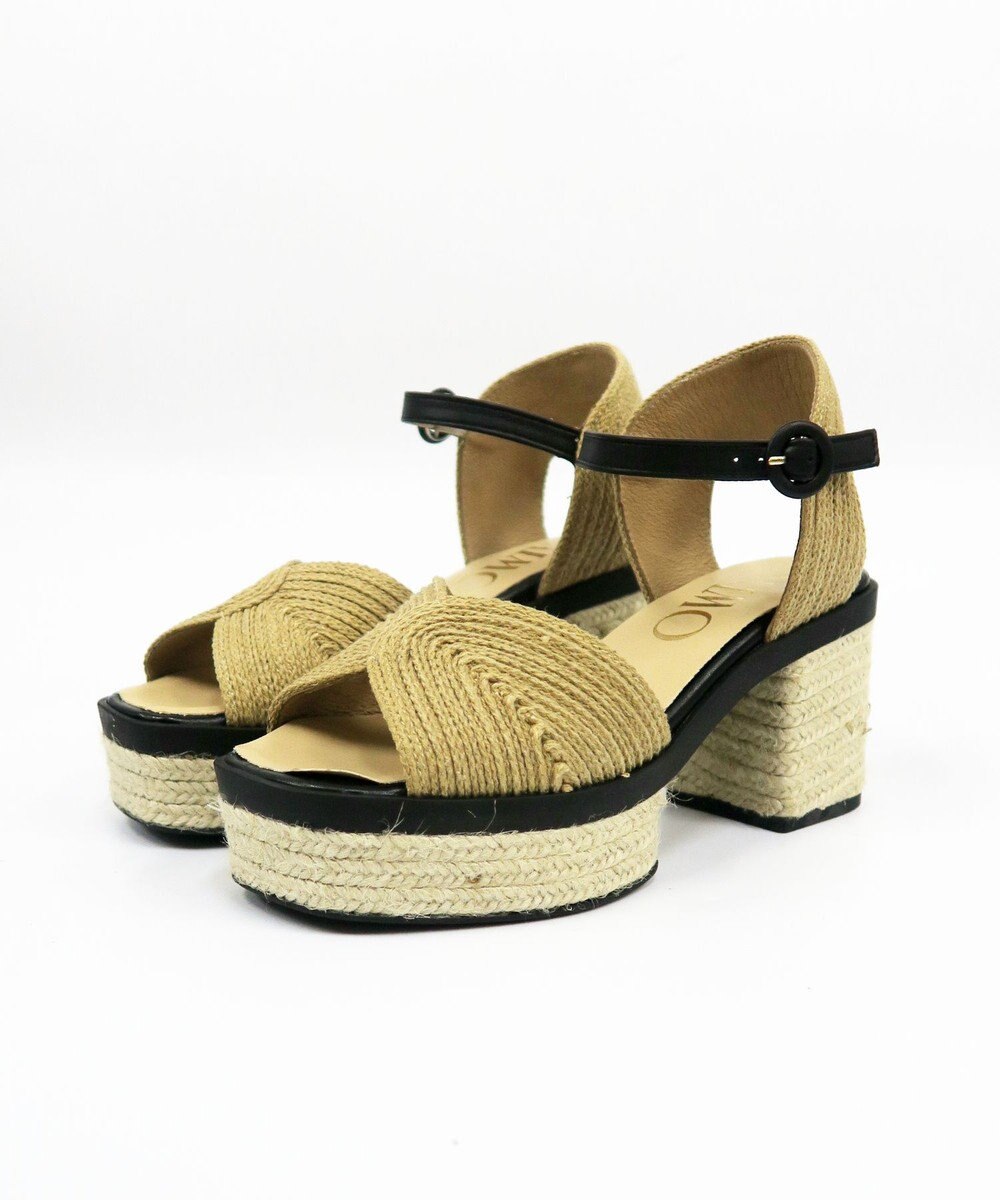 gaimo 【GAIMO/ガイモ】ラフィアクロスサンダル/MARIEVA 