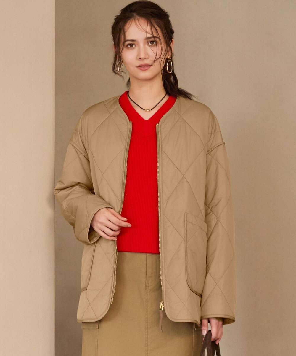 23区 【SLOW/一部店舗限定】中綿 パデットアウター 