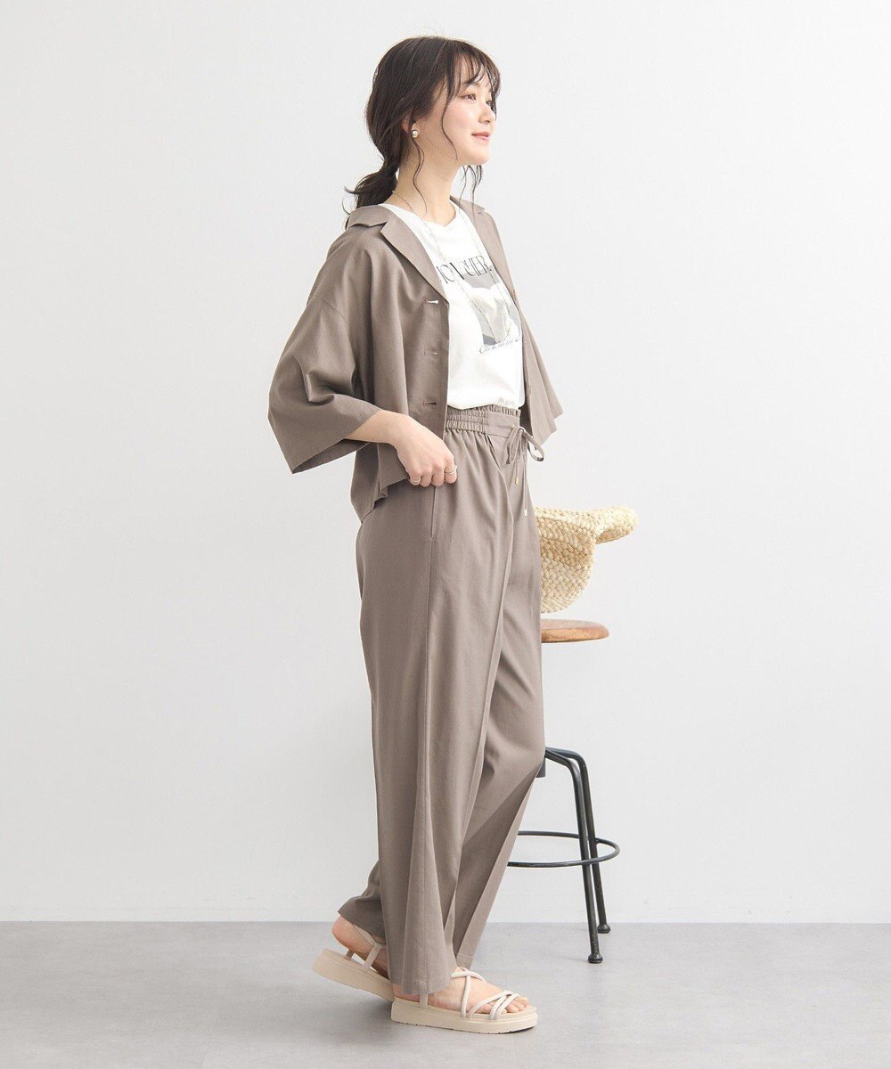 earth music&ecology 【接触冷感/UVカット】リラックスイージーパンツ 