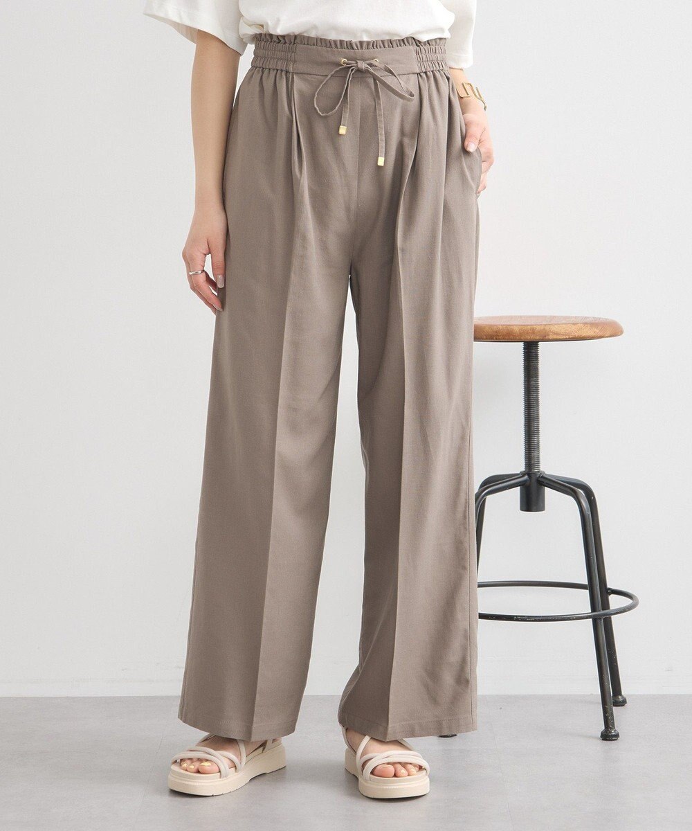 earth music&ecology 【接触冷感/UVカット】リラックスイージーパンツ 