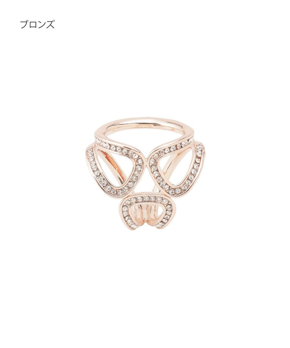 MOONBAT Luna Luce(ルナルーチェ)スカーフリング ガラスパヴェ 3Ring お手持ちのスカーフを通すだけ ギフト 