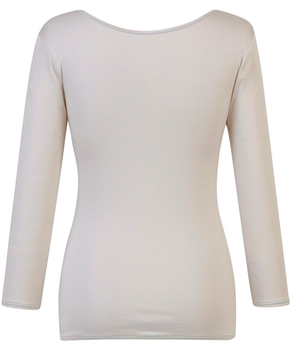 Wing あったかインナー 綿100％ 毛玉になりにくい 型くずれしにくい 【綿の贅沢 リッチ】 8分袖 長袖 秋 冬 EL4882 ウイング／ワコール 