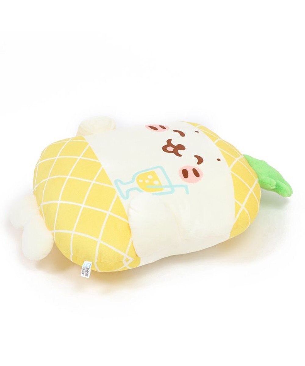 Mother garden しろたん パイナップルパーティー クッション 《しろたん/らっこいぬ》 単品 