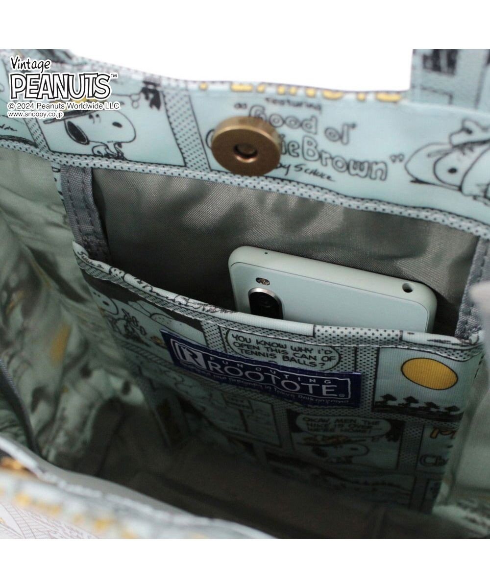 ROOTOTE 8600【スヌーピー】IP.スクエア.ラミネート.ピーナッツ-9H 
