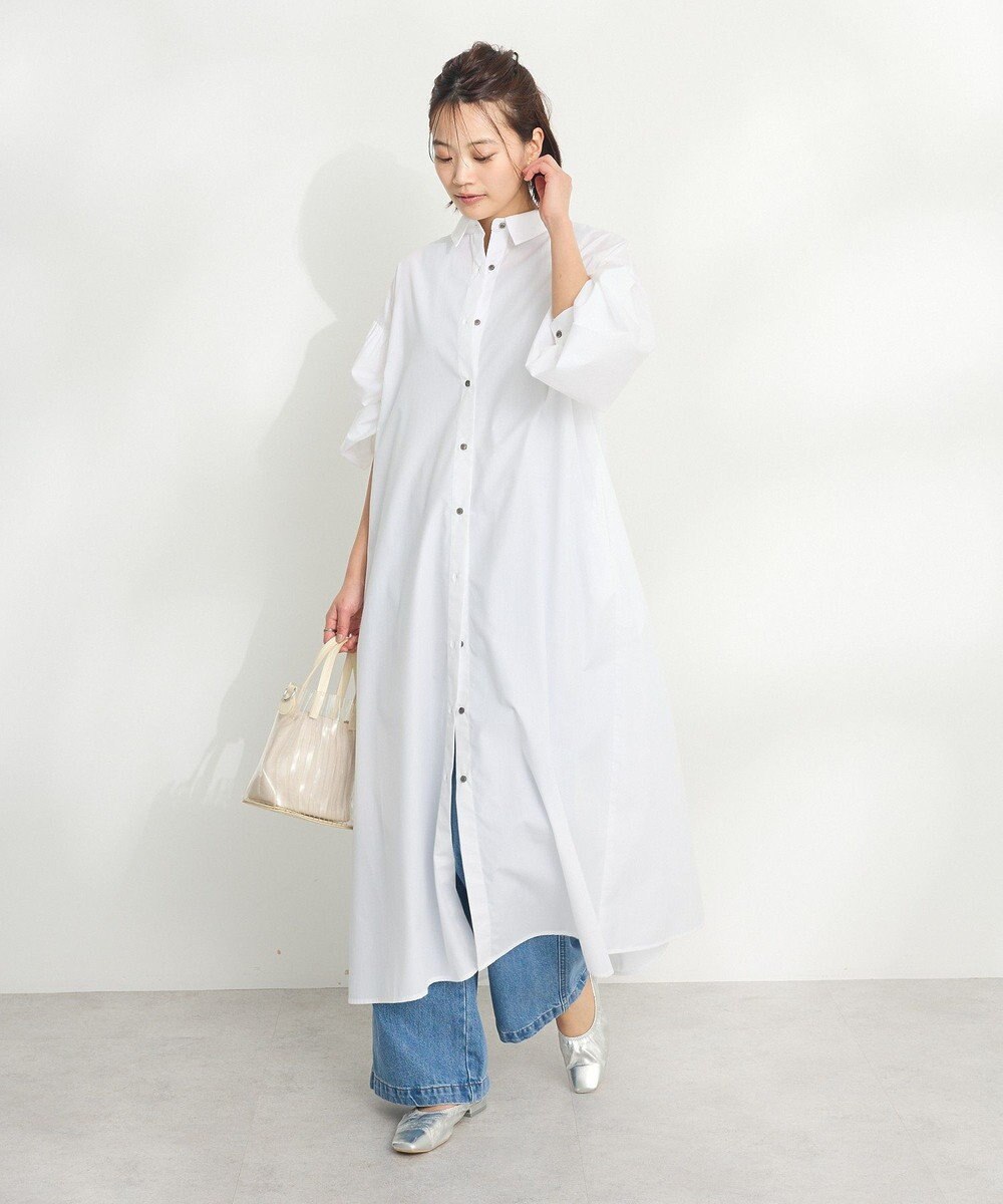 CRAFT STANDARD BOUTIQUE シワ軽減 /イージーケアシャツワンピース 