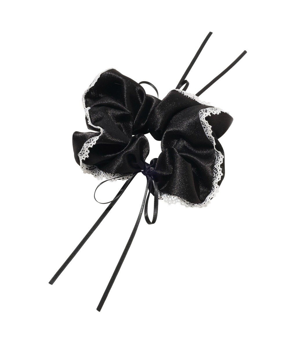 Maison de FLEUR レースリボンシュシュ 